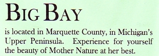 Photo of brochure for "Big Bay"
