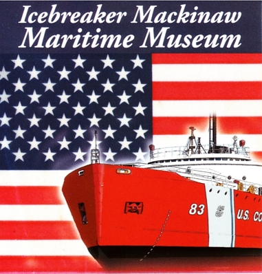 Photo of brochure for "Icebreaker Mackinaw Maritime Museum"