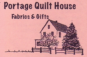Photo of brochure for "Portage Quilt House"