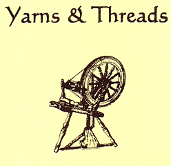 Photo of brochure for "Yarns & Threads"