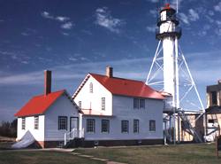 Photo of Whitefish Point in the Upper Peninsula of Michigan.